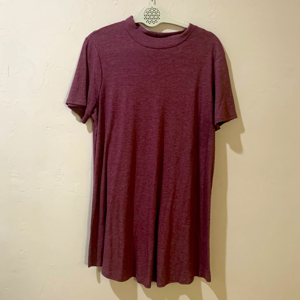Ribbed mini dress or tunic
